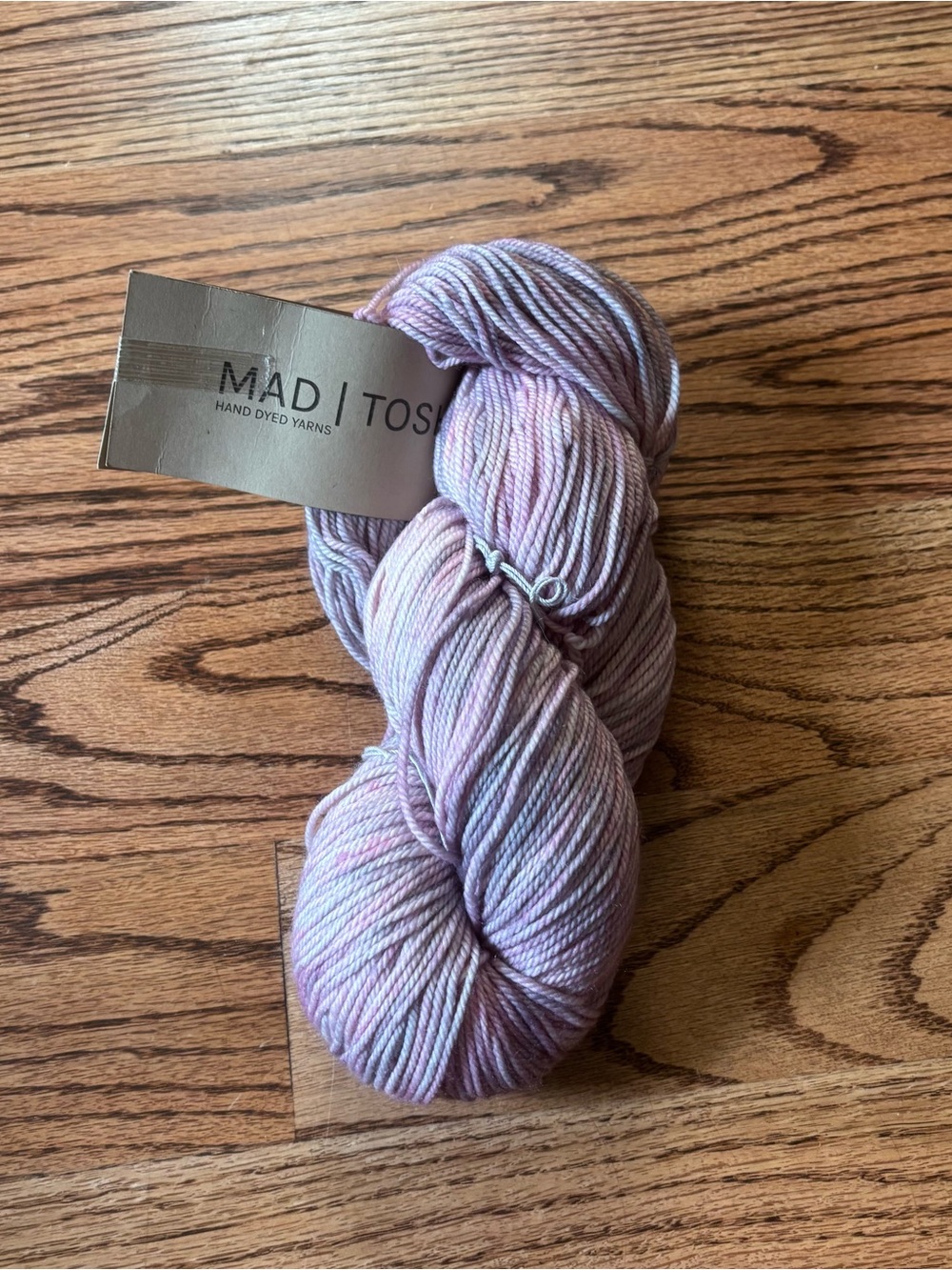 MadelineTosh Yarn 80/10/10 Sport Wet Clay Pink Purple Merino Cashmere Nylon NWT
